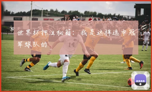 世界杯押注秘籍：我是这样选中冠军球队的