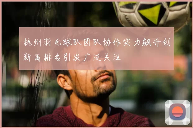 杭州羽毛球队团队协作实力飙升创新高排名引发广泛关注