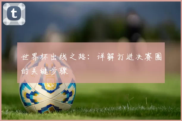 世界杯出线之路：详解打进决赛圈的关键步骤